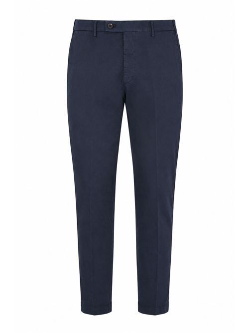 Pantalone Brad in cotone Blu MICHELE CARBONE | BRADBLU